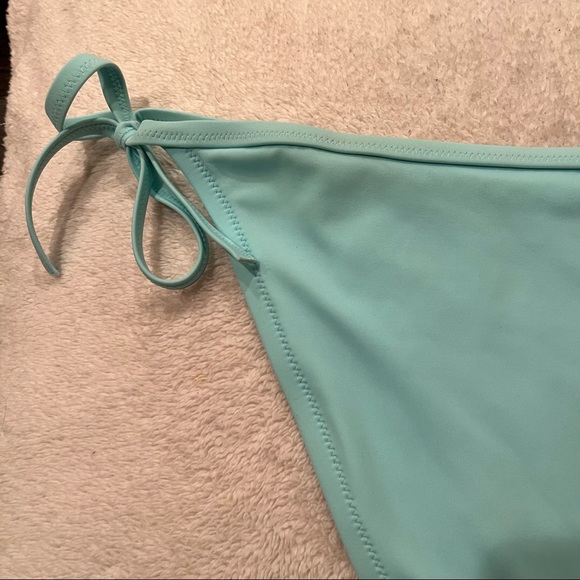 Shade & Shore Women's Turquoise Bikini Bottom size L - Picture 6 of 7